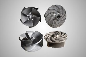 Cánh bơm ly tâm có vai trò chuyển hóa cơ năng từ động cơ thành năng lượng thủy động