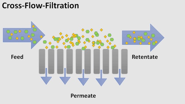 Sơ đồ nguyên lý hoạt động của lọc dòng chéo