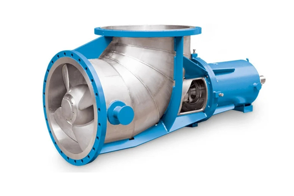 Bơm hướng trục có khả năng tạo ra lưu lượng lớn với áp suất thấp