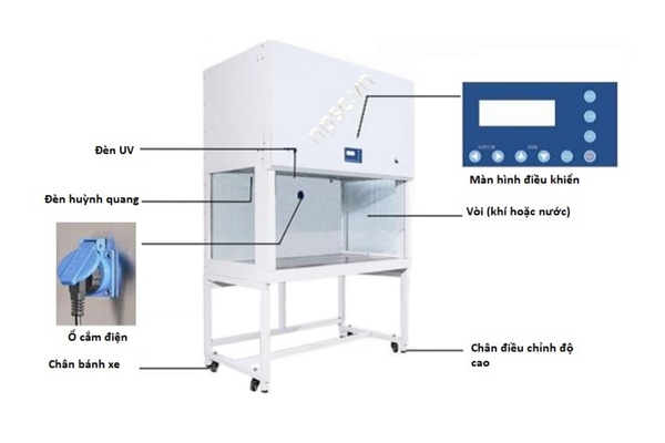 Cấu tạo chi tiết của tủ cấy vi sinh 